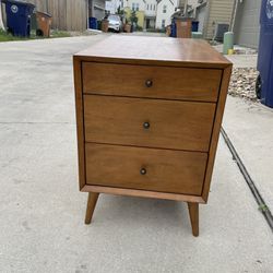 Theee Drawer Side Table/nightstand 