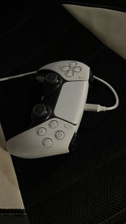 WIRED Sony PS5 controller Dualsense White Playstation 5 console / ps5 console controller gamepad game pad