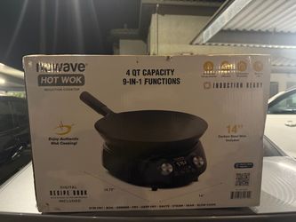 Nuwave Hot Wok Induction Cooktop 4QT 9-in-1