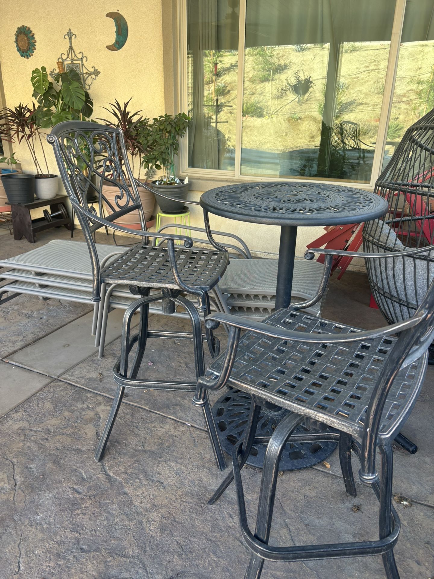 Outside Tall Table