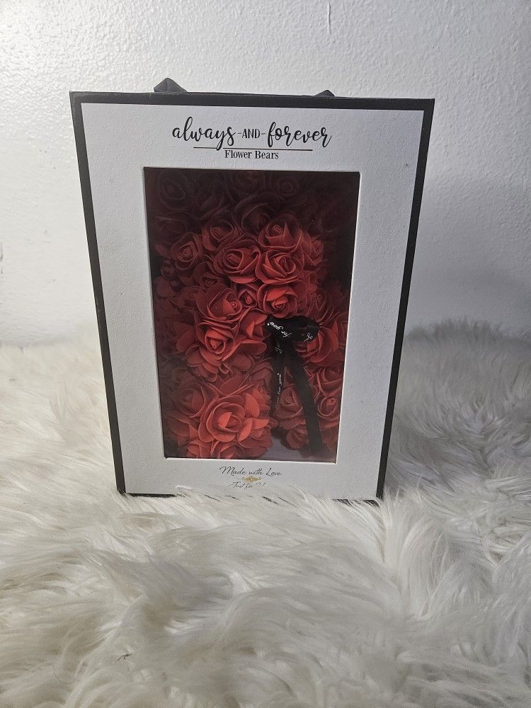 Teddy Bear Red Roses