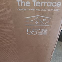 SAMSUNG 55"INCH QLED 4K THE TERRANCE OUTDOOR TV LST7D 
