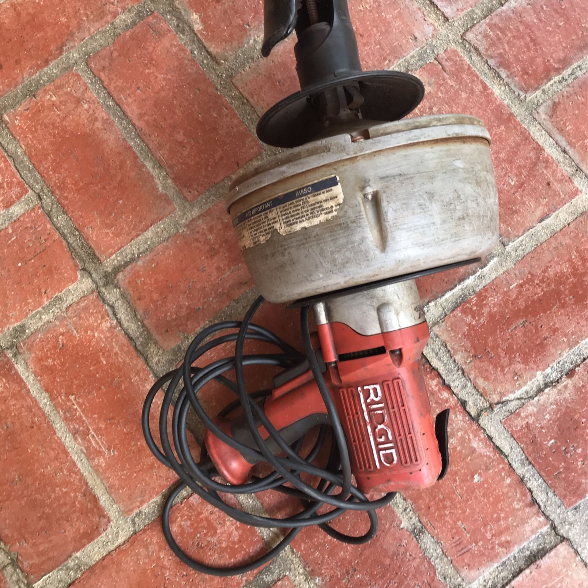 Plumbing Drain Snake RIDGID k45 Cable 5/16” X35’ F Long Good Conditions