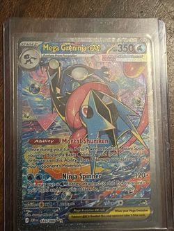 Mega Greninja ex pokemon card