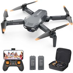 Brand New Heygelo S90 Drones with Camera for Adults, 1080P HD Mini FPV Drone for Kids Beginners, Foldable RC Quadcopter Toys Gifts for Boys Girls with
