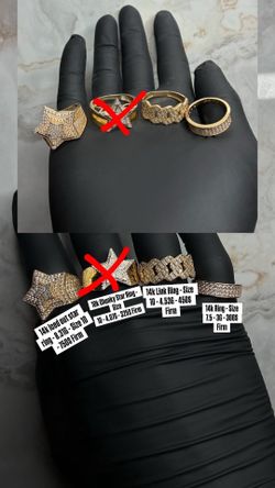 14k and 10k gold rings