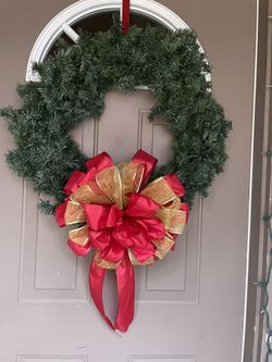 Plain Christmas  Wreath 24”(big)