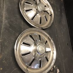 (2) 1964  Corvette hubcaps ￼