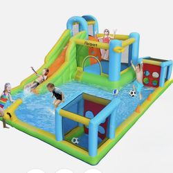 Inflatable Bounce House Water Slide 