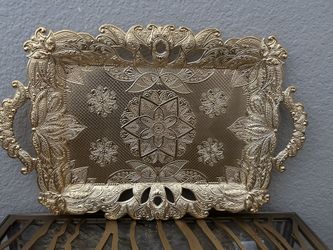 Golden Turkish Tray