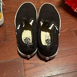 VANS black slip on