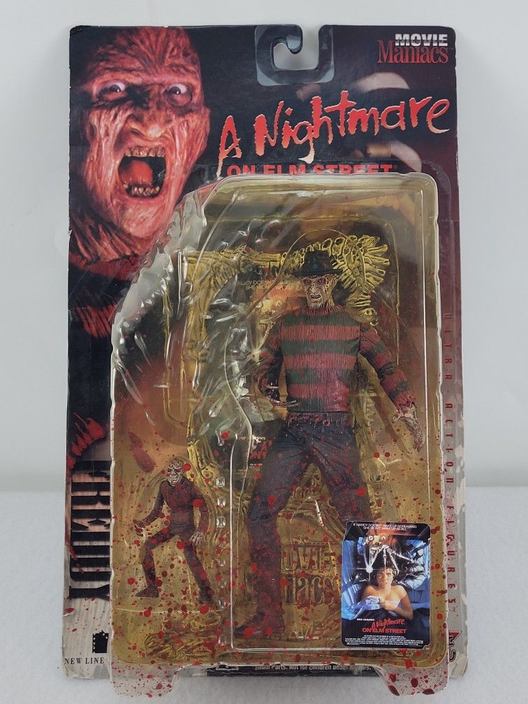 McFarlane Toys Movie Maniacs Freddy Krueger Nightmare On Elm Street Figure 1998