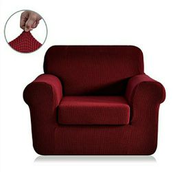 Chair Slipcover, Red Wine