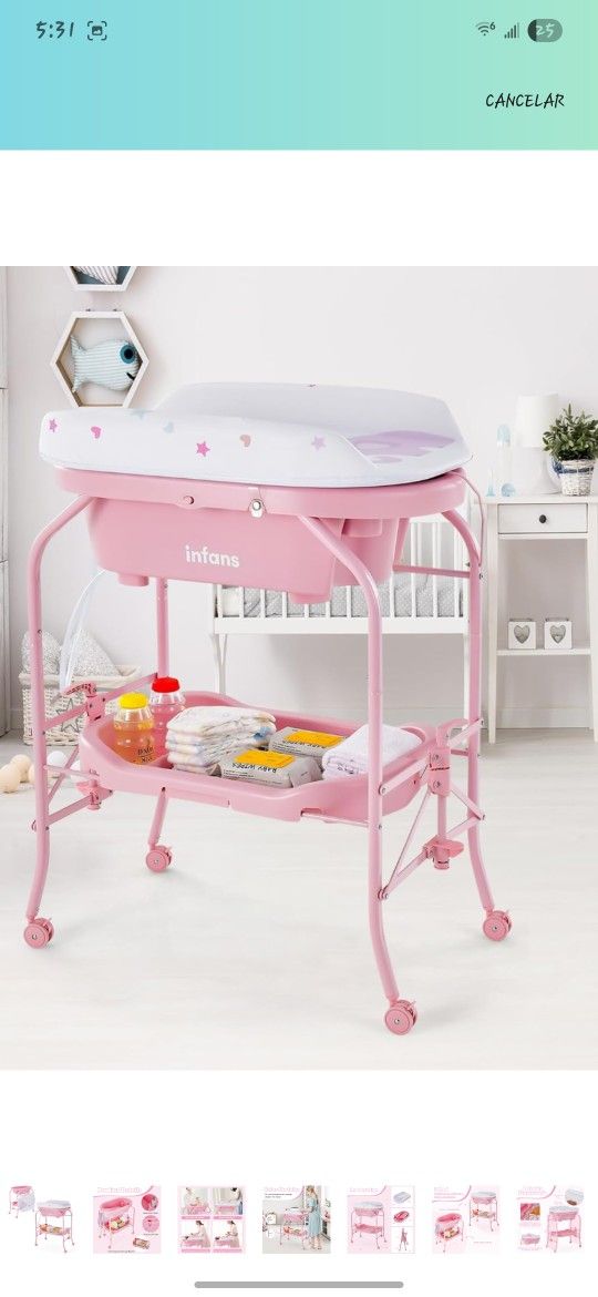 2 in 1 changeer and bathtub for babies