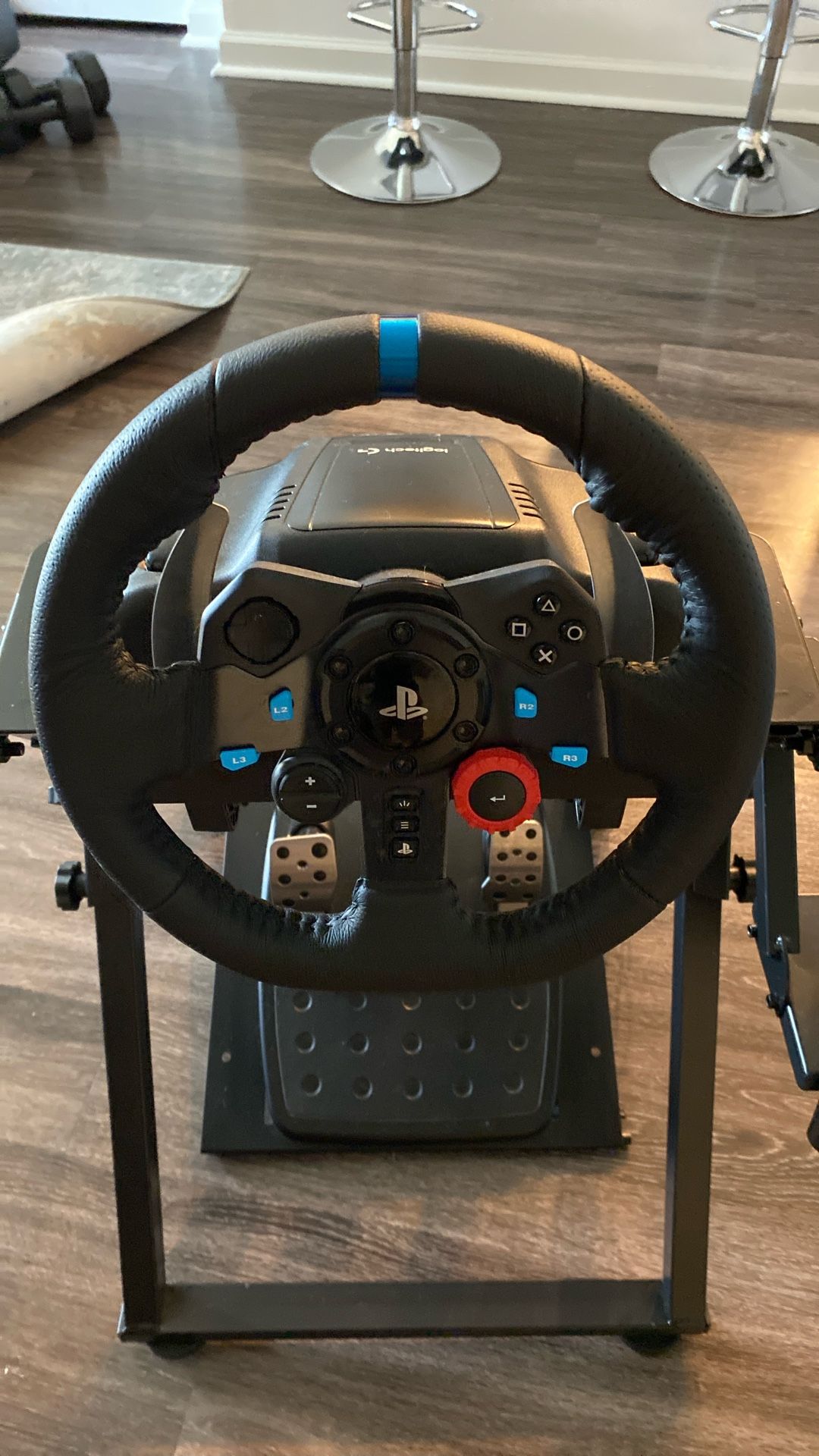PS5 Wheel Kit, With 2 Driving Games