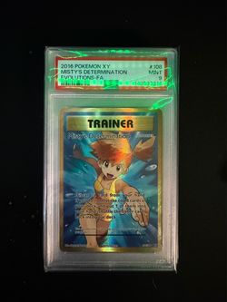 PSA 9 Misty's Determination Full Art #108 XY Evolutions