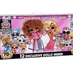 L.O.L. Surprise! O.M.G. Movie Magic Studios w/ 12 Dolls + more