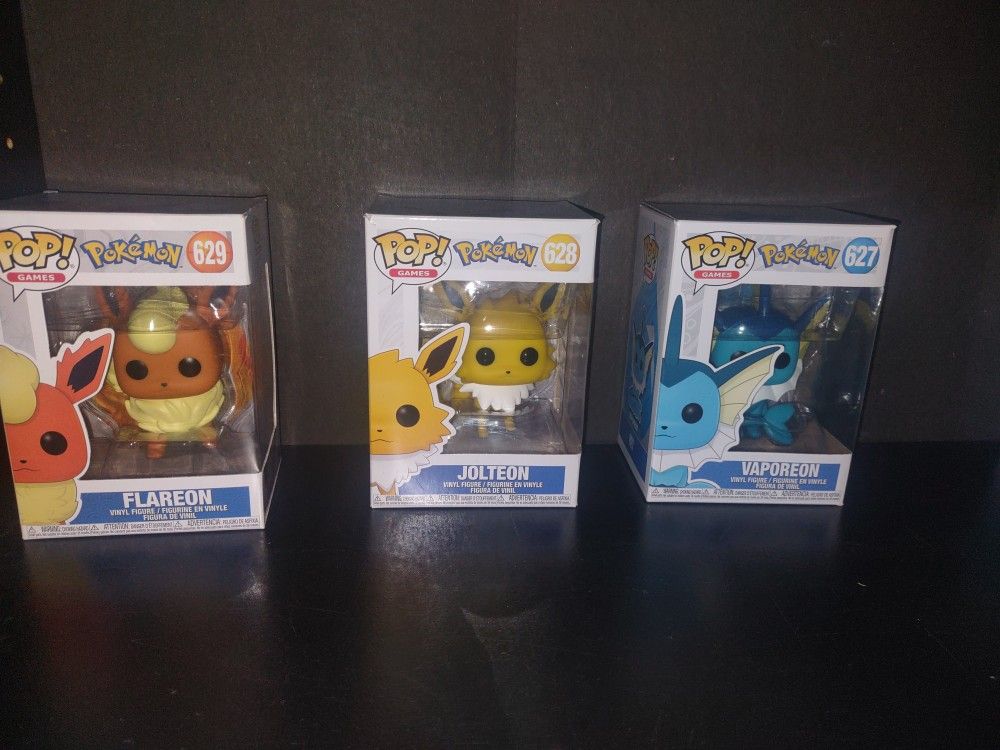 Pokemon Eeveelution Funko Pop Toys
