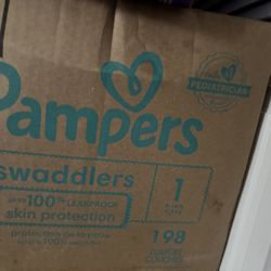 Case Size 1 Pampers 