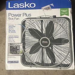 Power Plus 20 in. 3 Speed Box Fan