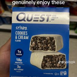 Cookies And Cream Protein Bars