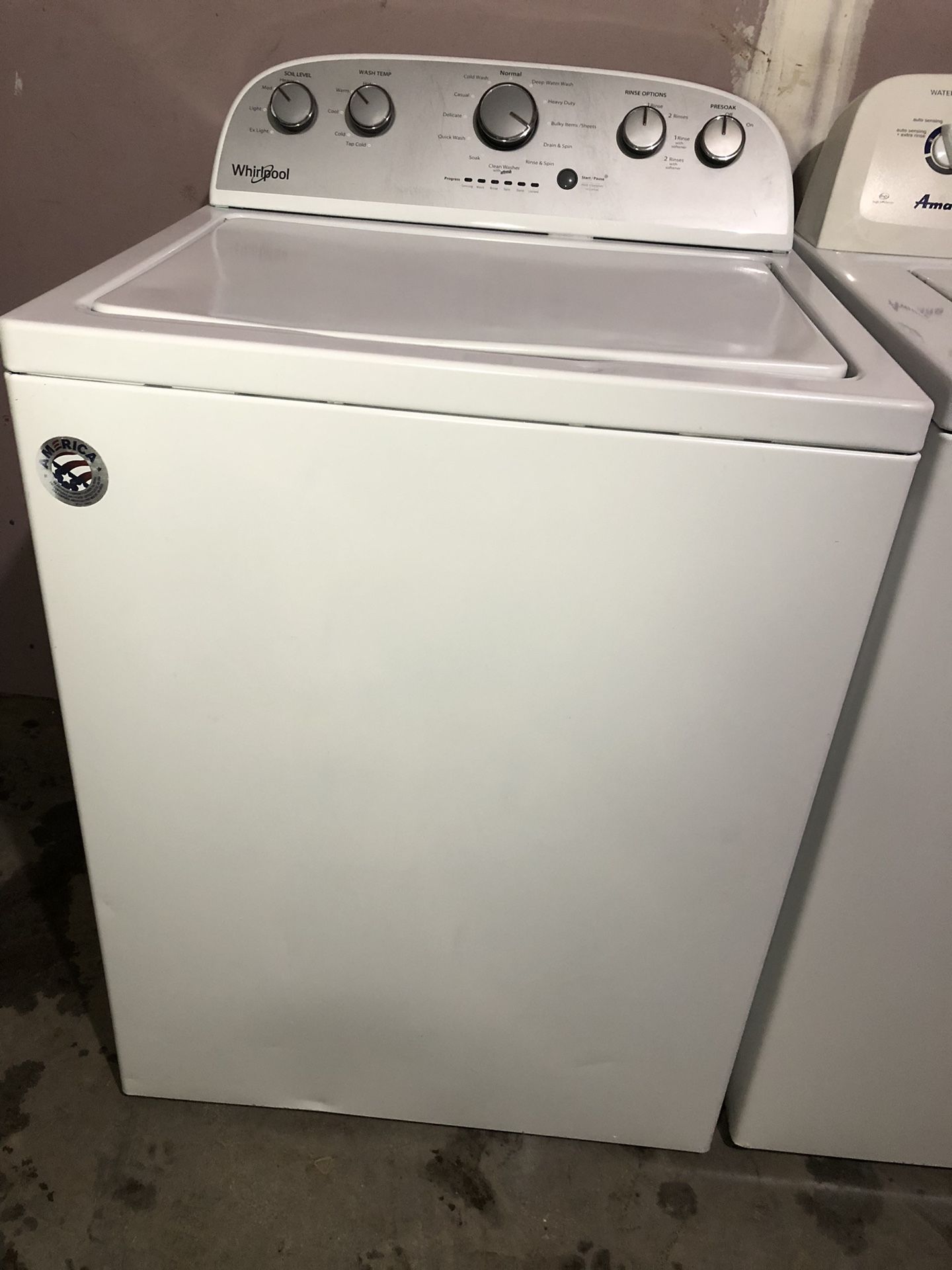Whirlpool large capacity washing machine //Lavadora Whirlpool Gran Capacidad
