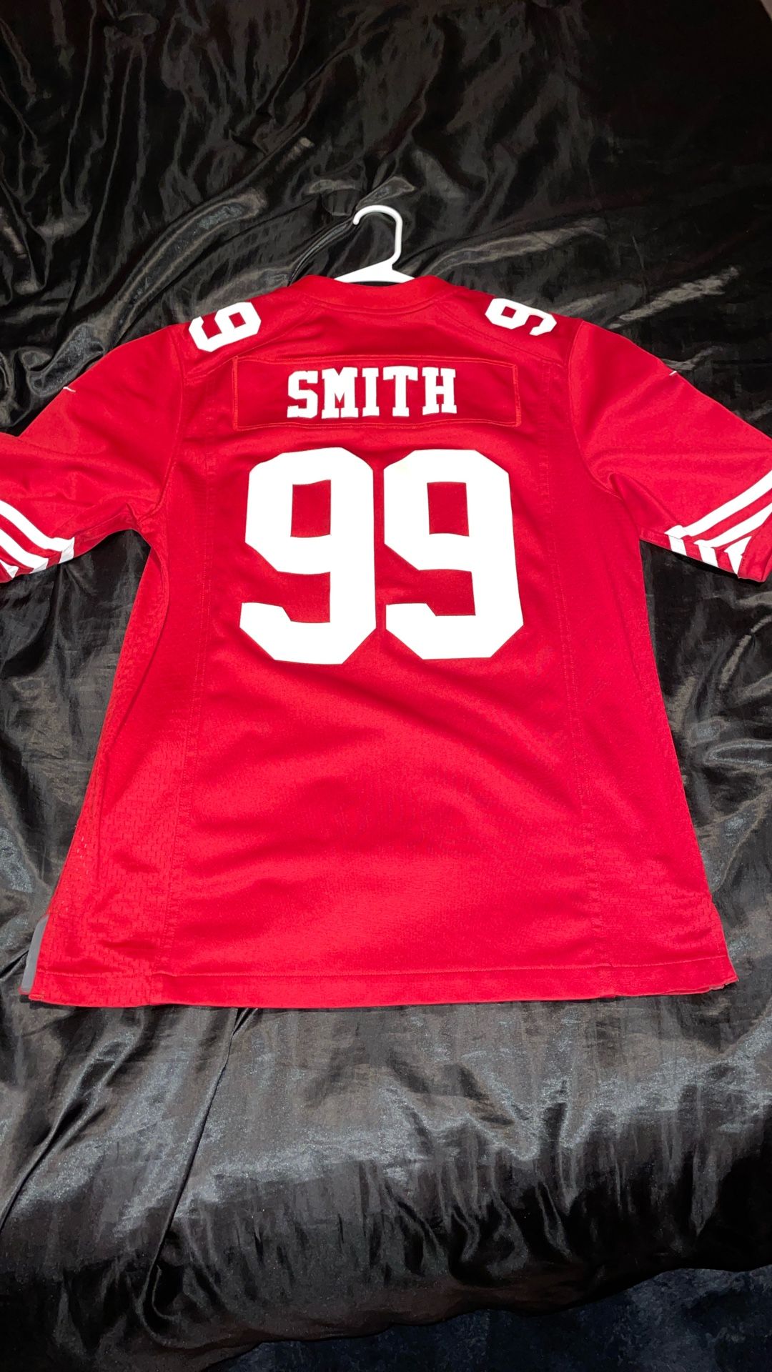 49ers Nike Jersey, Red And White Medium
