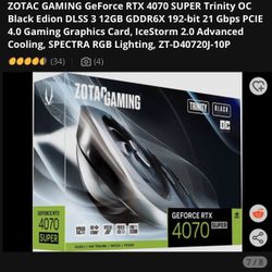 Nvidia Rtx 4070 Super Gpu