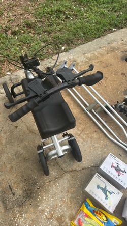 FOOT/ANKLE SURGERY SCOOTER & CRUTCHES