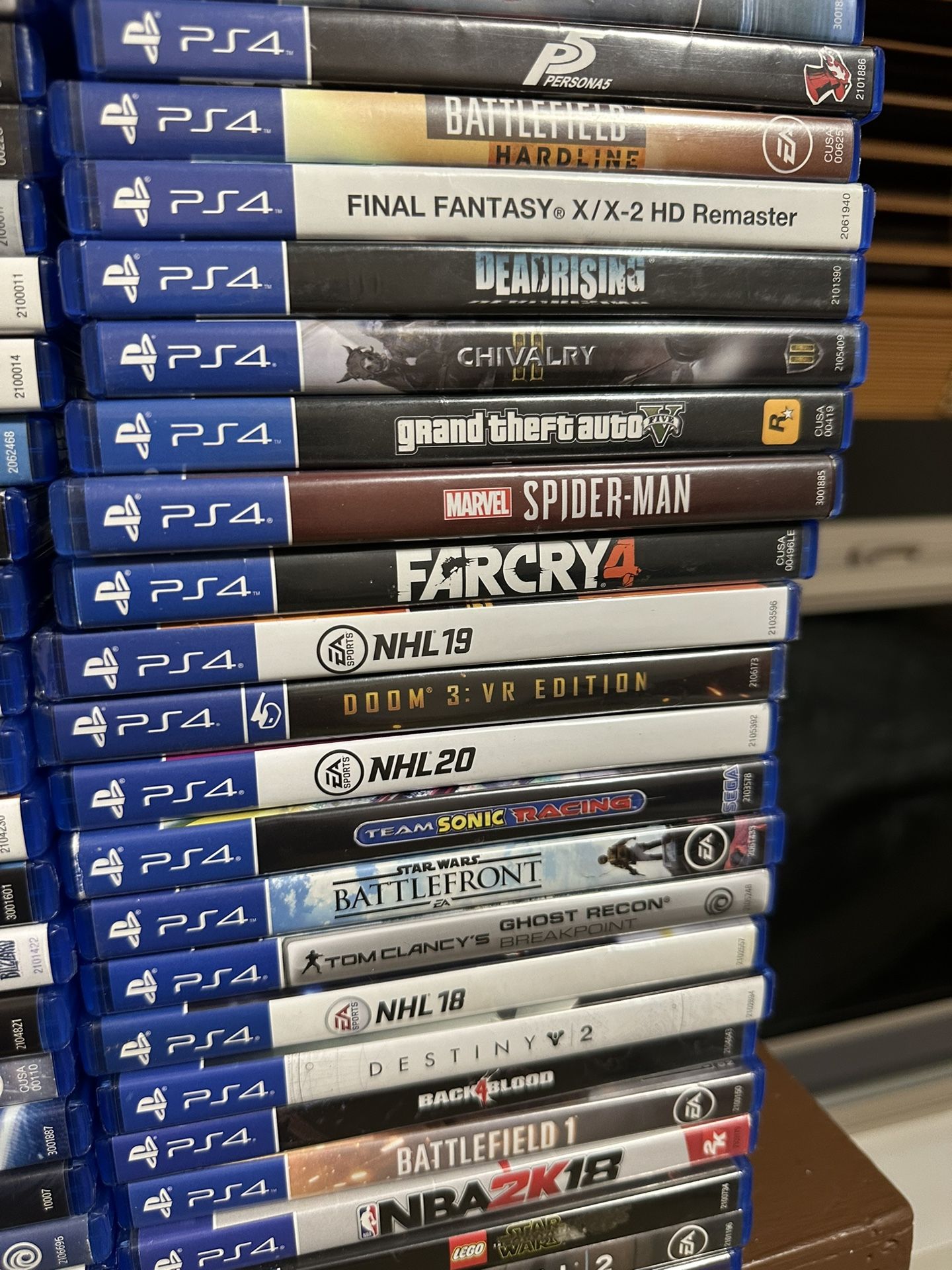 PlayStation 4 Games $10-25 Each