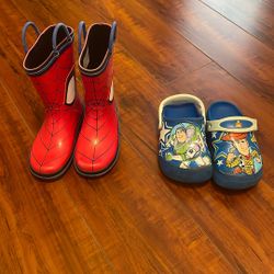 Kids Rain Boot & Crocs 