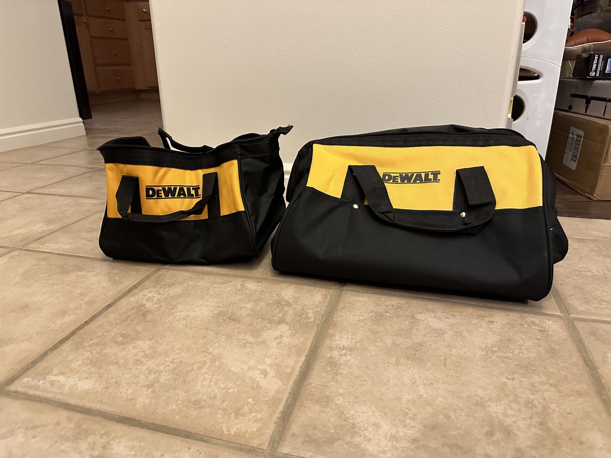 Brand New Dewalt Medium Bag And Small Bag
