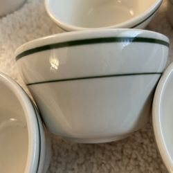 Buffalo China Small Bowls 12 of them.  4” Wide  2 1/4 High – Vintage Restaurant Ware