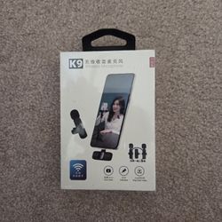 K9 Wireless Lavalier Microphone Plug & Play iPhone/iPad