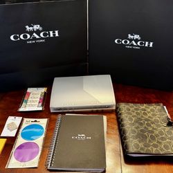 Coach Signature IM Brown Notebook / Planner – Style CDX99 ✨