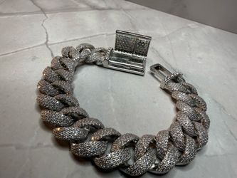 16mm VVS D Moissanite Bracelet