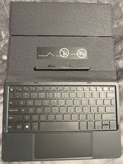 Black Notebook 2-in-1 Tablet Laptop PC Keyboard Case