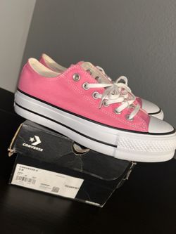 Pink Platform Converse (New/ Never Worn)