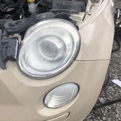 Fiat(contact info removed)Driver Side Headlight & Fender OEM 