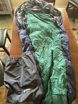 Camp 7 Sleeping Bag Size 3 75” Outdoor Camping Green