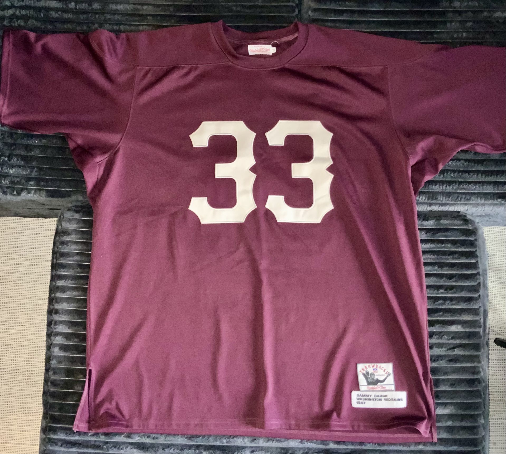 Vintage Deep OG Throw-Back 1947 Mitchell & Ness Sammy Baugh Redskins Jersey