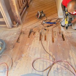 sand and refinish of hardwood floor and installation