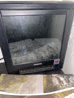 TURBRO Suburbs Electric Fireplace Heater $45
