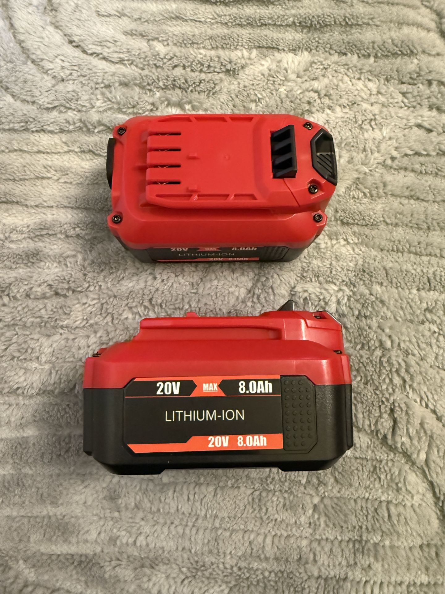 New 2 Pieces Of LITHIUM-ION 20V 8.0Ah Batteries 