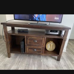 Dark wood tv Stand