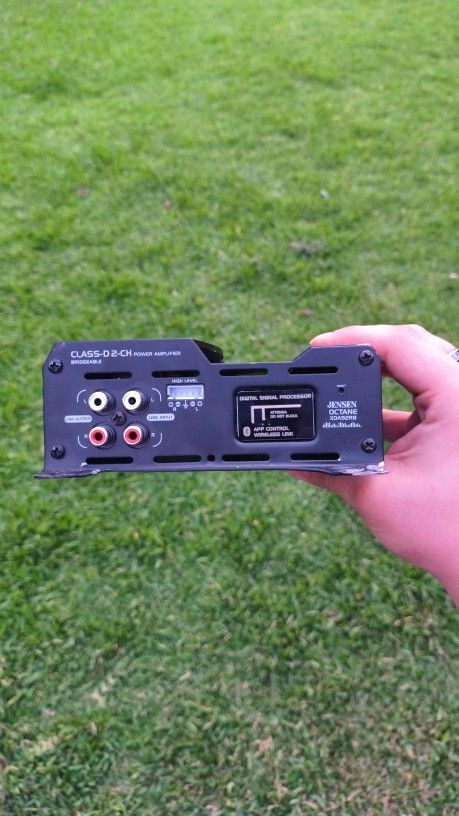 Jensen XDA92RB Class-D 2-Channel Car Amplifier (Bridgeable, DSP, Bluetooth App Control)”