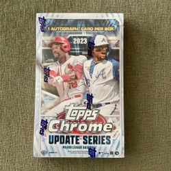 Topps Chrome 2023 Update Series Hobby Box Factory Sealed 1 Autograph Per Box