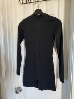 Maskert Black Cycling Yoga Jumpsuit Size S