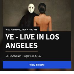 Retail Kanye West Tickets April 1st Show 3x