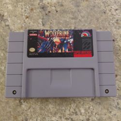 Super Nintendo Wolverine video game